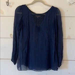 Navy Blouse
